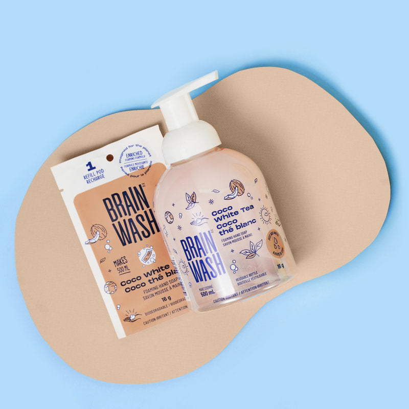 Bouteille de lave vitre Brain Wash