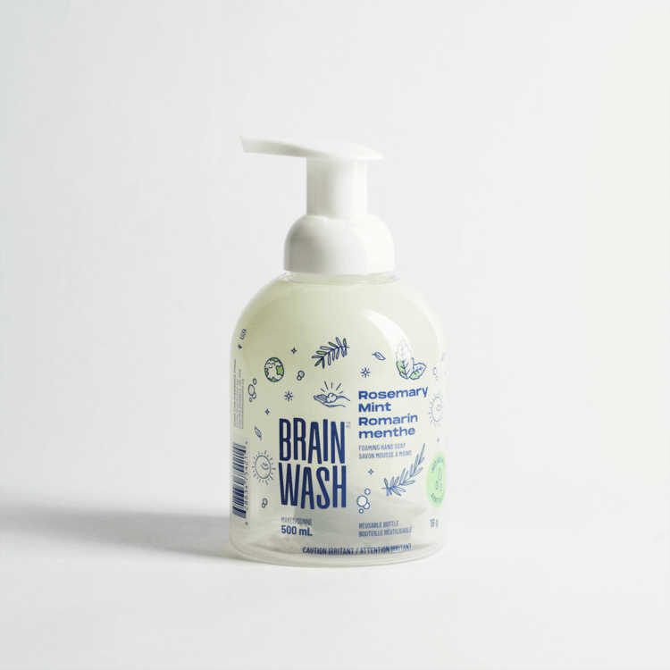 Foaming Hand Soap - Rosemary Mint|Brain Wash Foaming Hand Soap - Rosemary Mint|Brain Wash