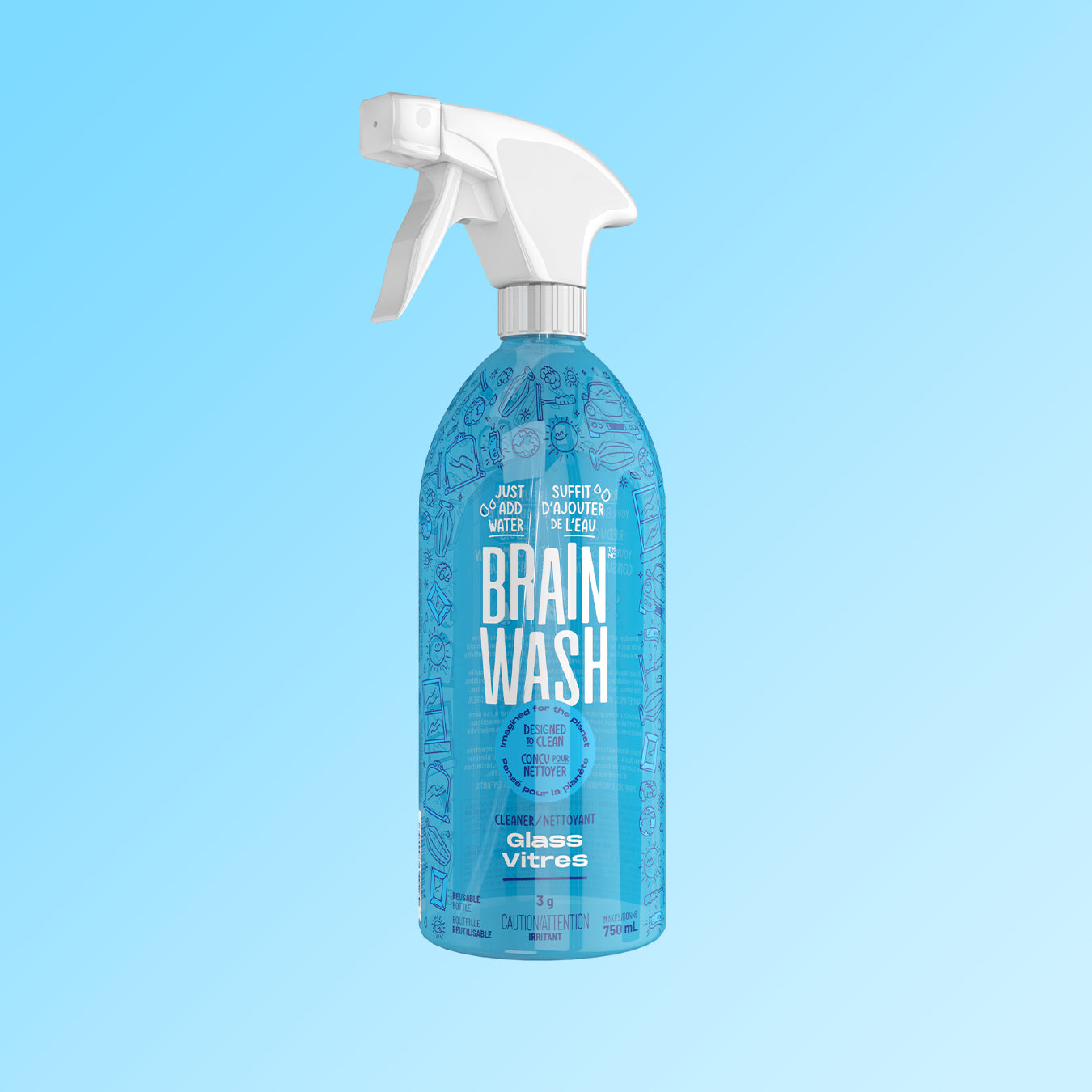 Glass Cleaner｜Eco Friendly Cleaning Products｜Brain Wash
